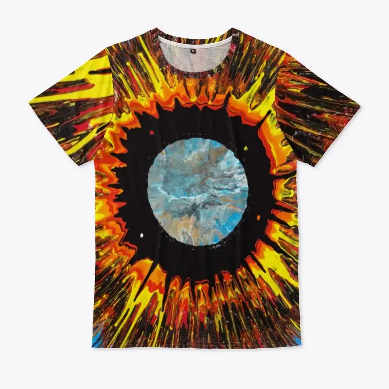 Dr Orbits Galaxy Art - Planet Sun Tee